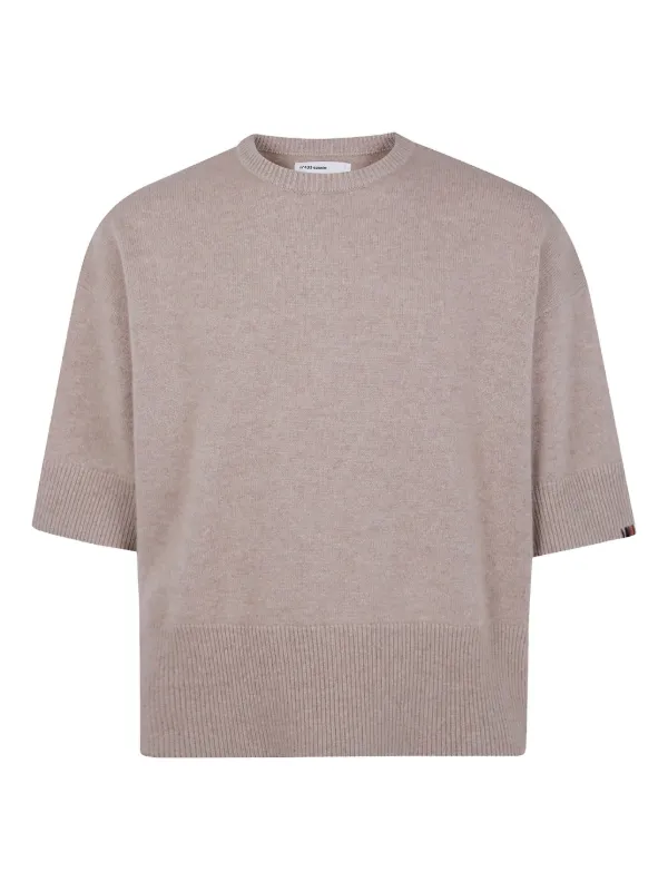 Extreme Cashmere Sassie Short-sleeve T-shirt in Neutrals