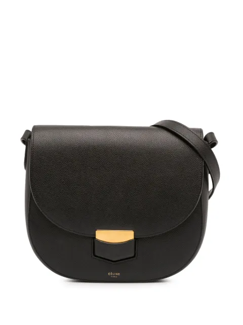 Celine Pre-Owned 2016 Compact Grained Calfskin Trotteur crossbody bag