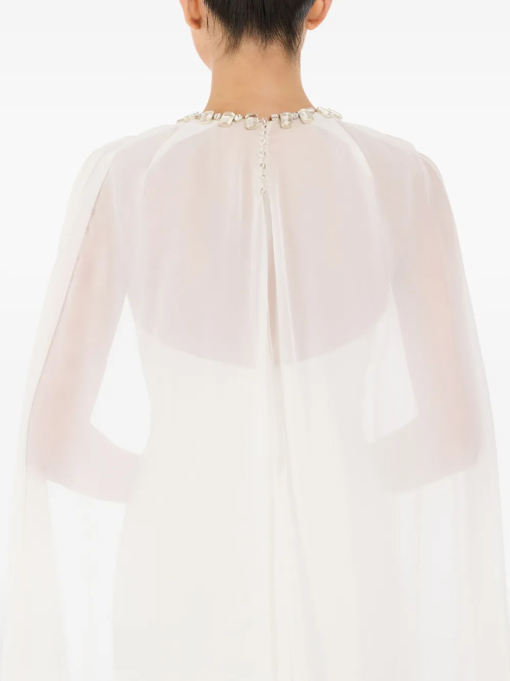 Jenny Packham Dream Catcher verfraaide maxi-jurk Beige