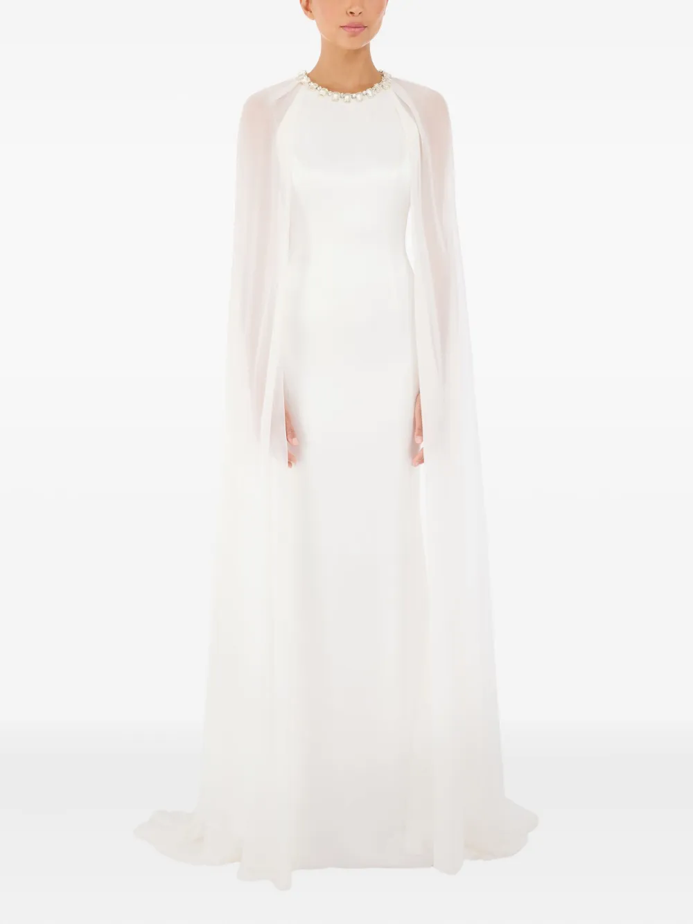 Jenny Packham Dream Catcher embellished maxi dress - Beige