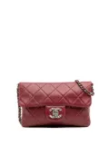 CHANEL Pre-Owned 2012-2013 Mini Lambskin Mineral Nights Flap crossbody bag - Red