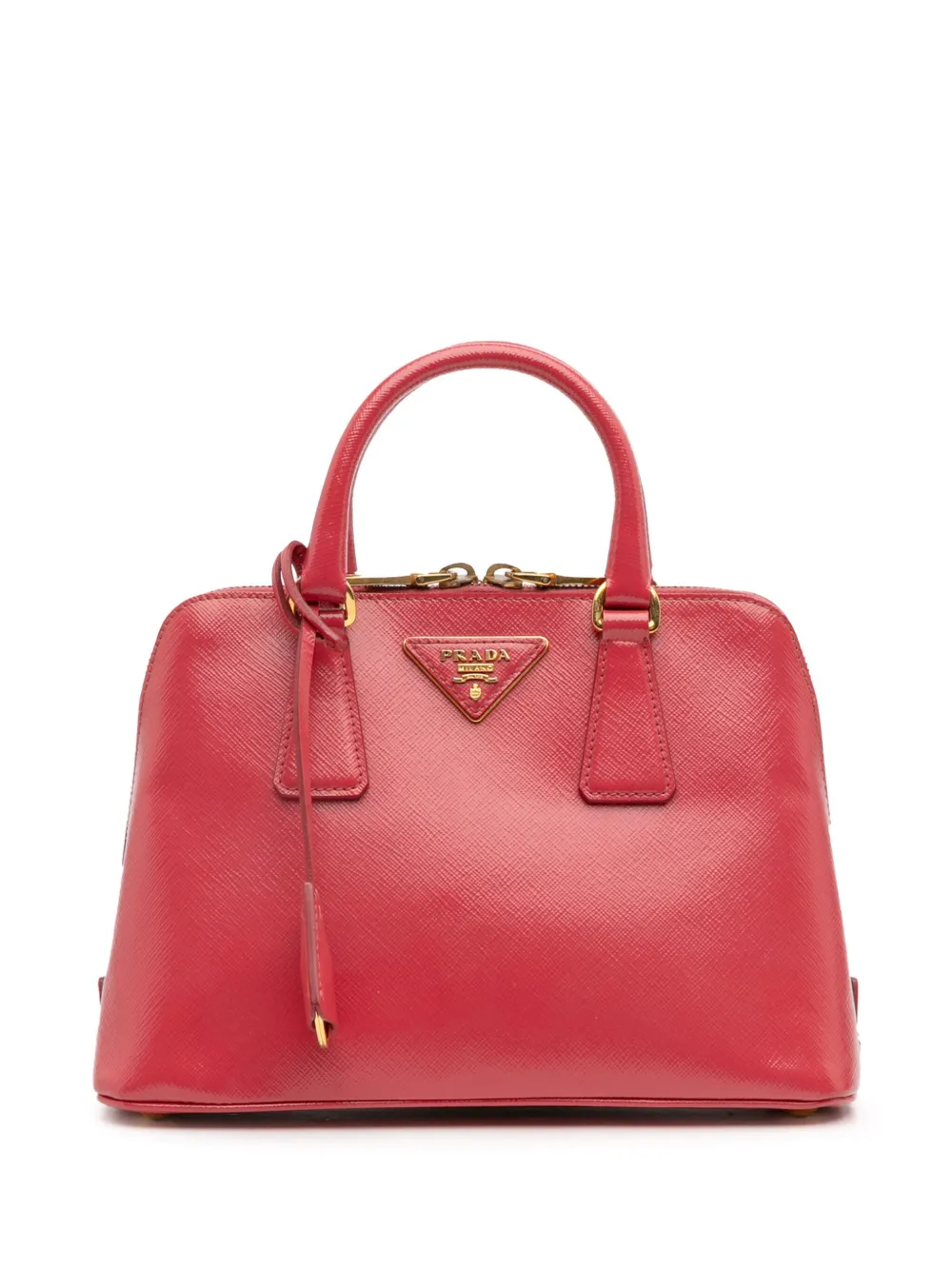 Prada Pre-Owned 2010-2025 Limited Edition Small Saffiano Vernice Promenade satchel | Pink | Image 1
