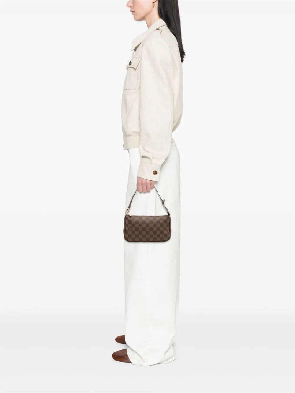 Louis Vuitton Pre-Owned 2009 Damier Ebene Pochette Accessoires shoulder bag | Pre-Owned | Image 2