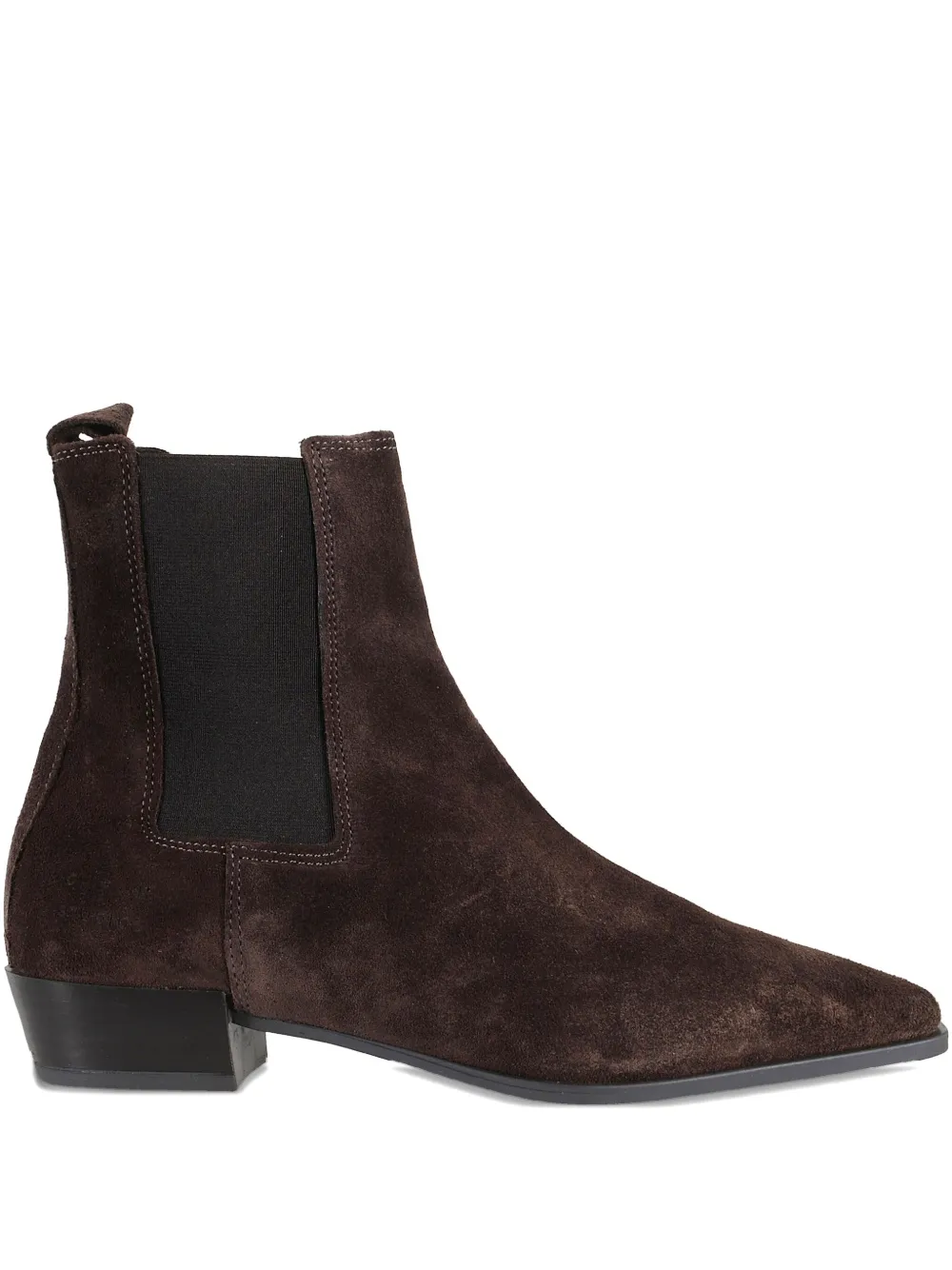 Copenhagen Studios 30mm elastic-side pointed-toe suede boots - ブラウン Copenhagen Studios 30mm elastic-side pointed-toe suede boots - ブラウン