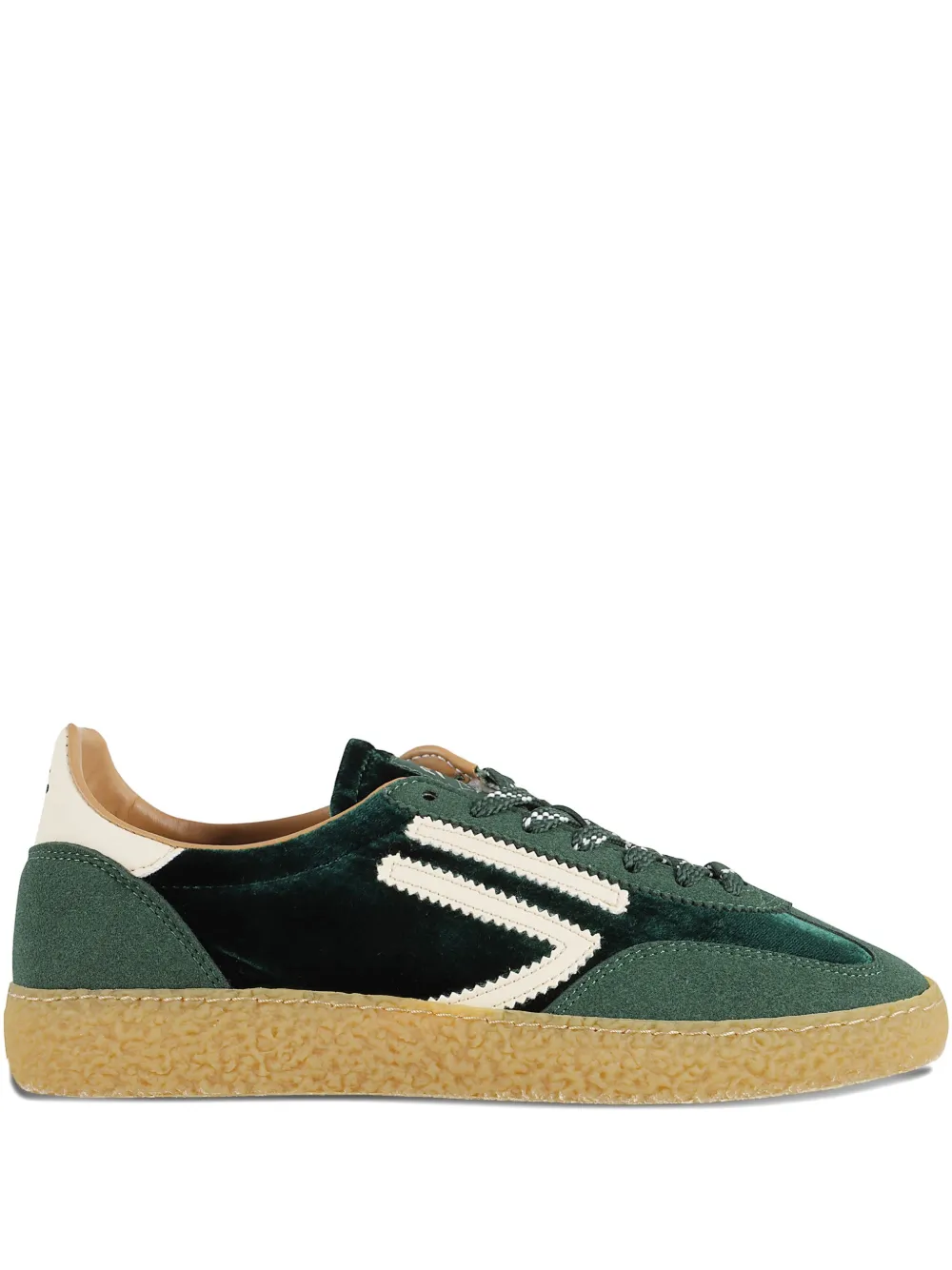 Puraai Stripe Detail Sneakers In Green