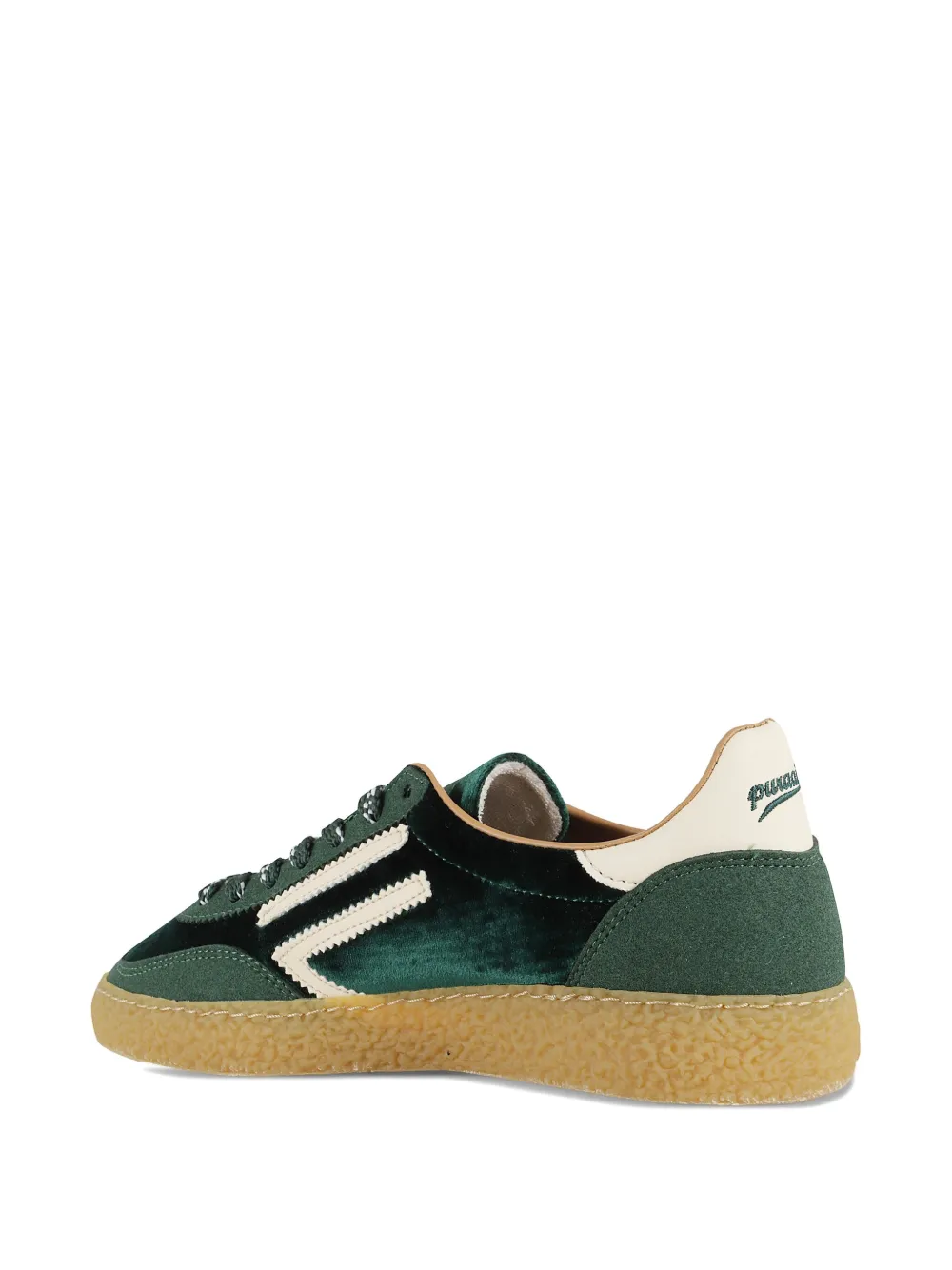 Puraai Stripe Detail Sneakers In Green