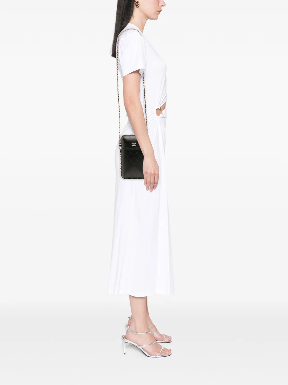CHANEL Pre-Owned 2019 CC Quilted Lambskin Chain Around Phone Holder crossbody bag | Pre-Owned | Image 2