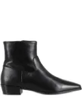 Copenhagen Studios leather pointed-toe zip ankle boots - Black