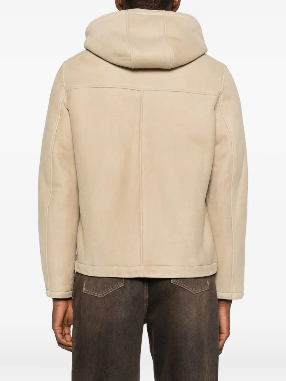 Yves Salomon Jack met capuchon Beige