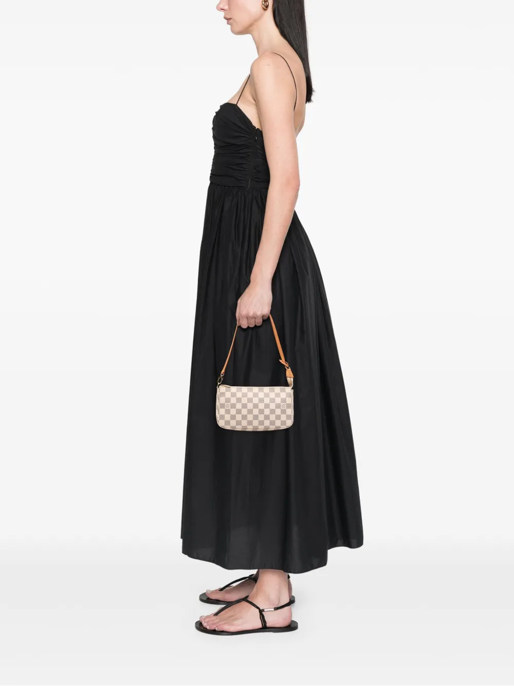 Louis Vuitton Pre-Owned 2021-2025 Damier Azur Pochette Accessoires shoulder bag | Pre-Owned | Image 2