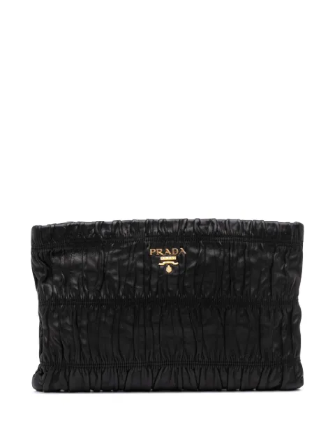 Prada Pre-Owned 2000-2013 Nappa Gaufre clutch bag