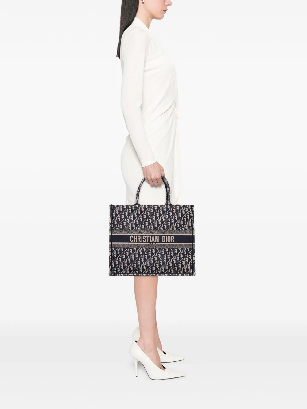 Christian Dior Pre-Owned 2019 Large Oblique Canvas Book tote bag | Pre-Owned | Image 2