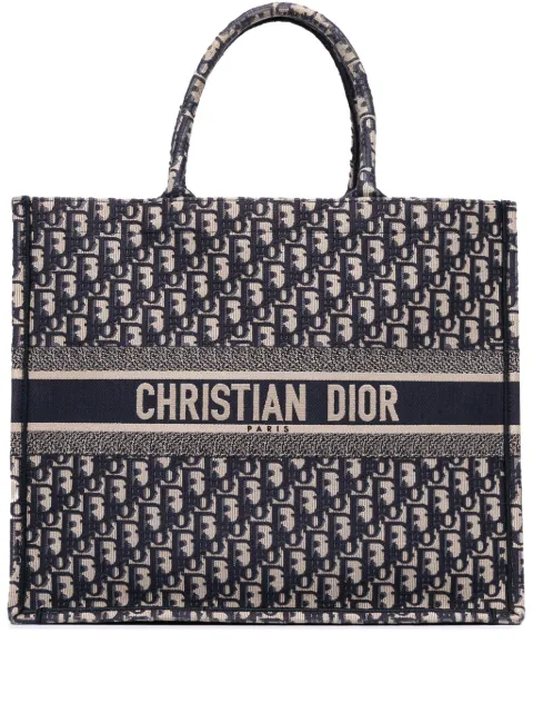 Christian Dior Pre-Owned 2019 Large Oblique Canvas Book tote bag