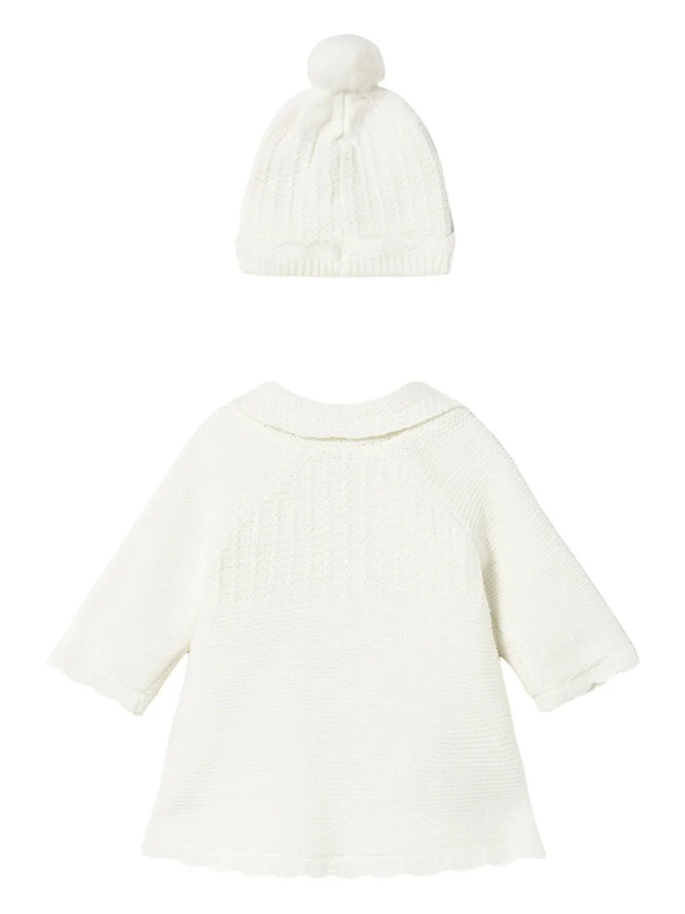 Mayoral trousseau de naissance en maille à capuche | Kits naissance fille | Image 2