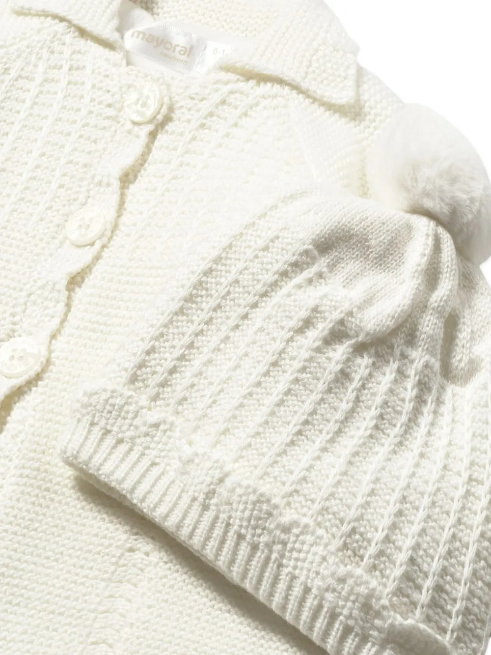 Mayoral Babypakje met capuchon Beige