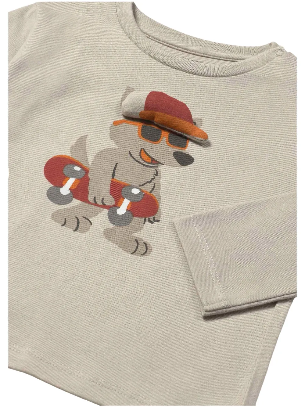 Mayoral Sweater met dierenprint Beige