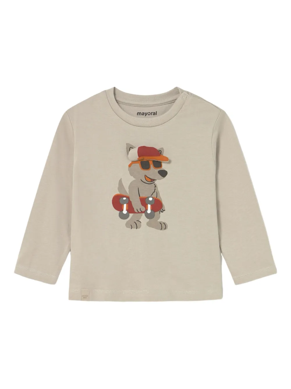Mayoral animal-print sweatshirt | Neutrals | Image 1