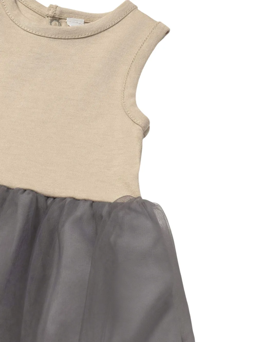 Mayoral Polka-dot Tulle Dress In Neutral