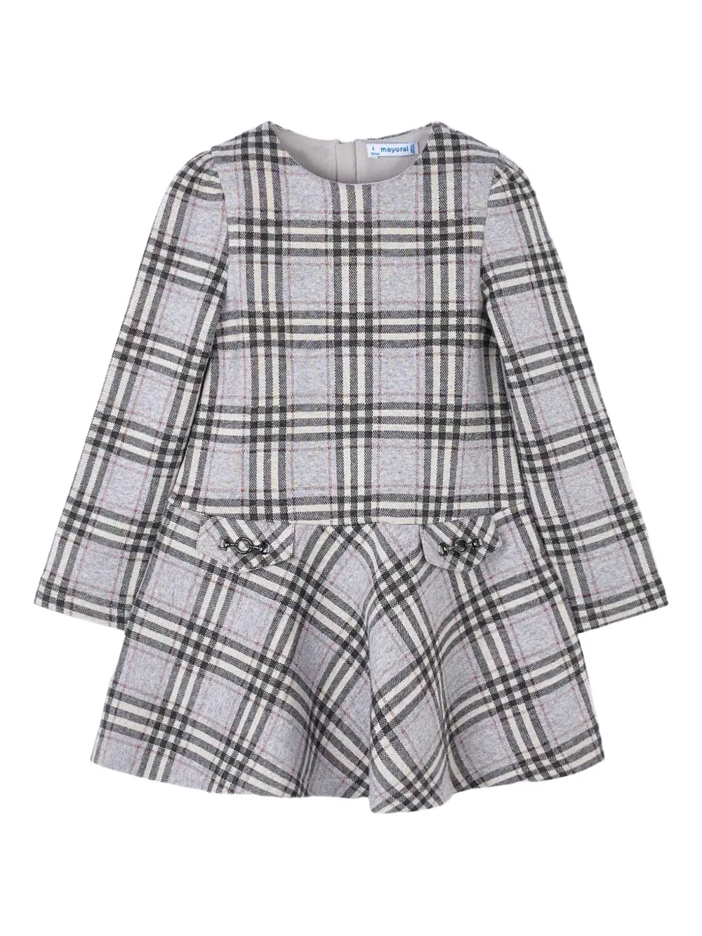 Mayoral plaid dress | Silver | Image 1
