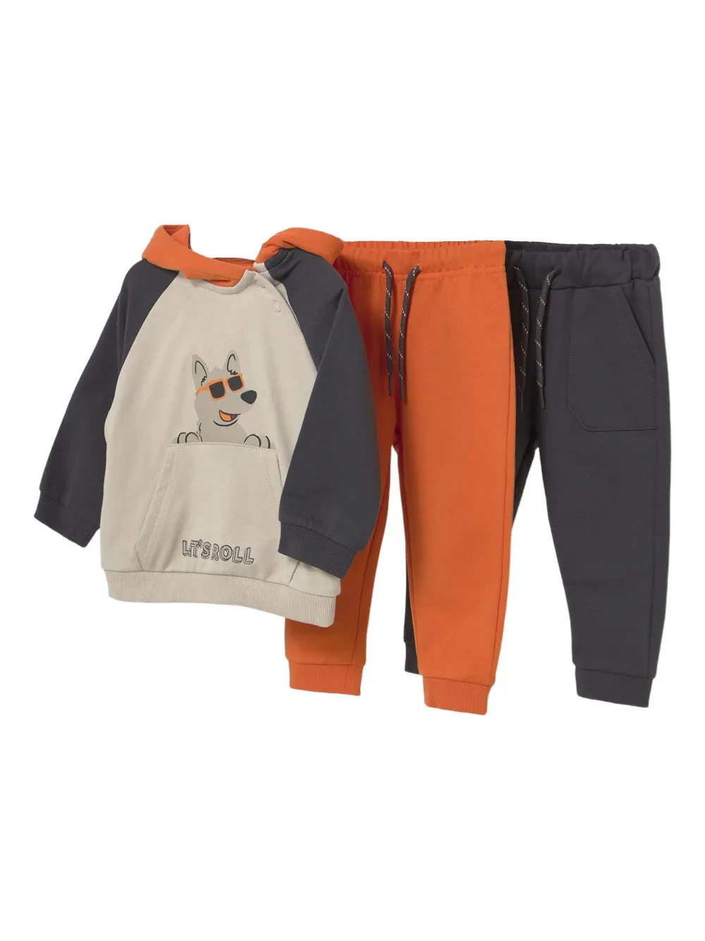 Mayoral Trainingspak met grafische print Grijs