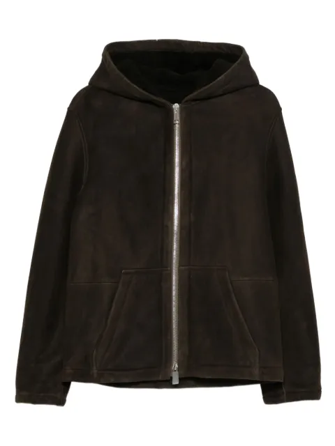 Yves Salomon hooded zip jacket