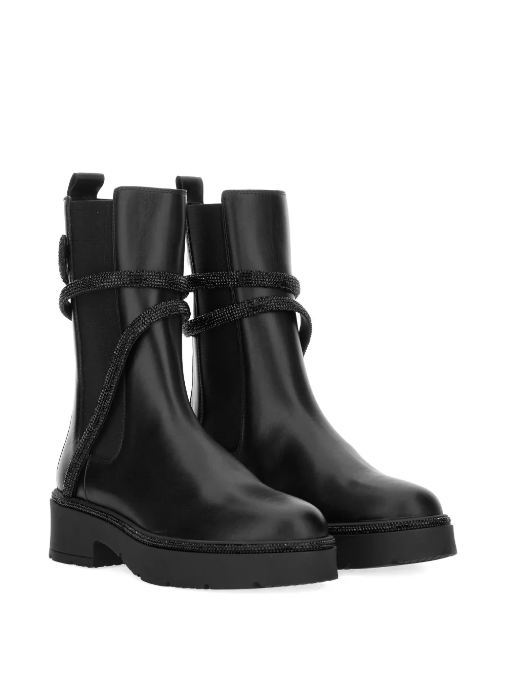 René Caovilla embellished boots Zwart