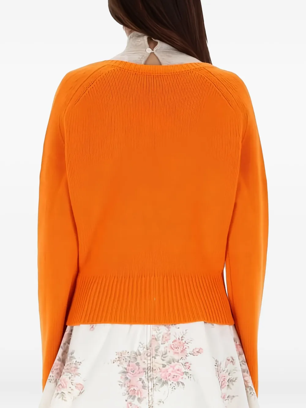GANNI Kasjmier pullover Oranje