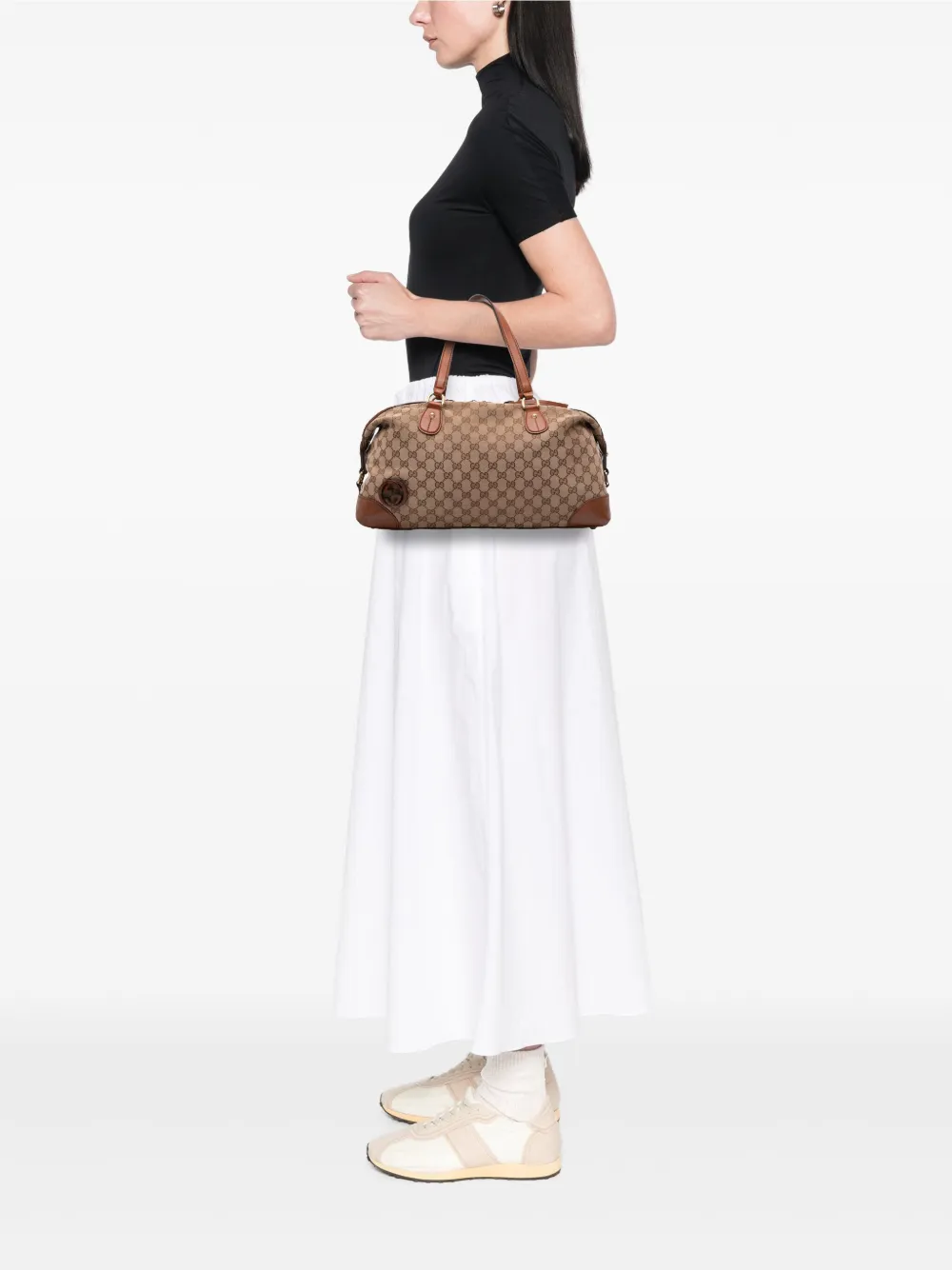 Gucci Pre-Owned 2016-2025 GG Canvas Brick Lane satchel | Pre-Owned | Image 2