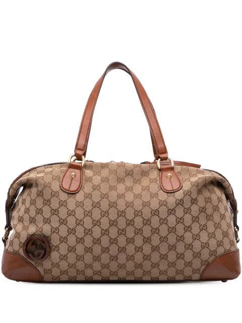Gucci Pre-Owned 2016-2025 GG Canvas Brick Lane satchel