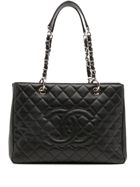 CHANEL Pre-Owned 2014-2015 Caviar Grand Shopping tote bag