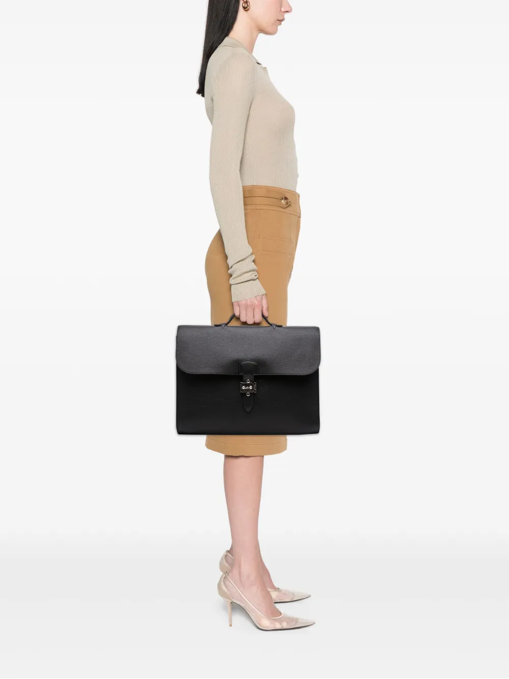 Hermès Pre-Owned 2008 Togo Sac A Depeches 38 business bag | Pre-Owned | Image 2