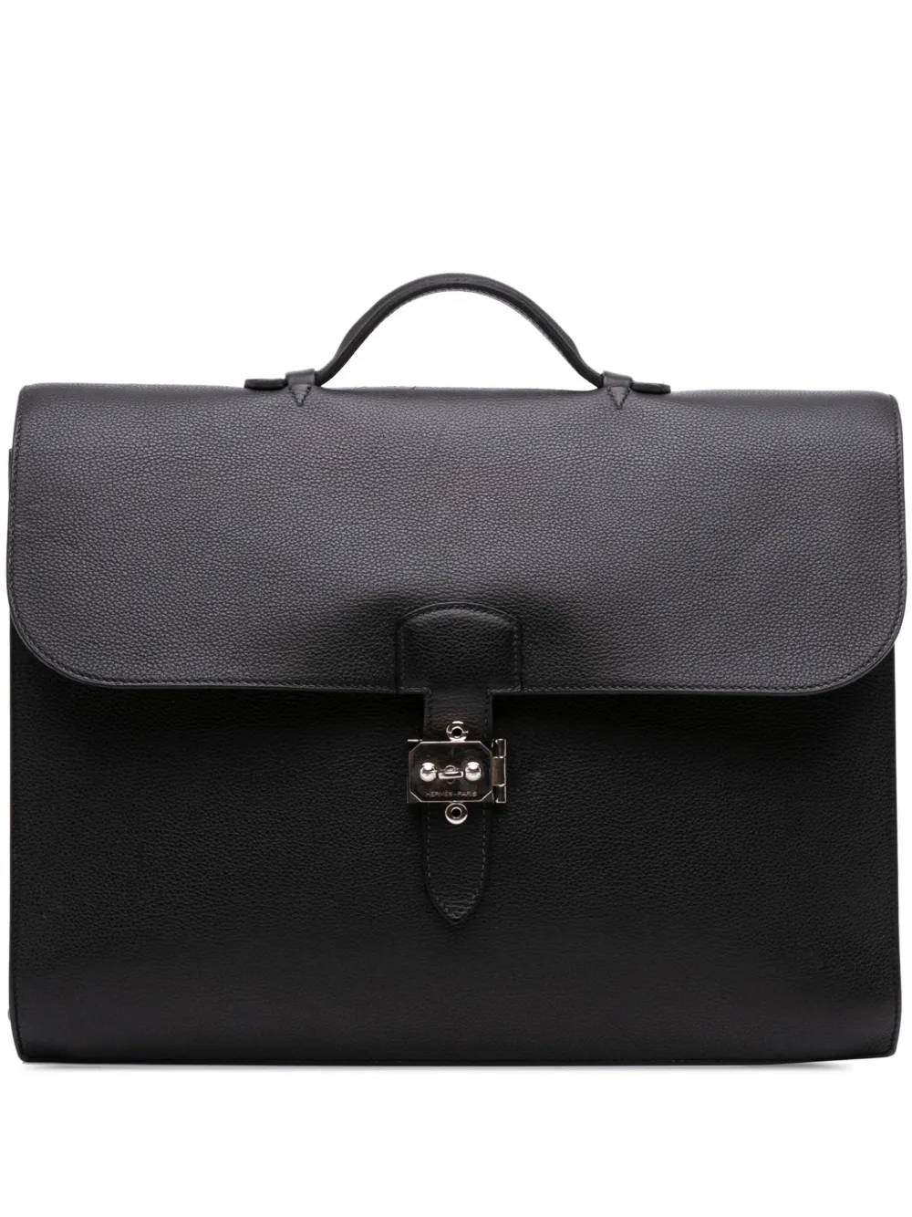 Hermès Pre-Owned 2008 Togo Sac A Depeches 38 business bag | Black | Image 1