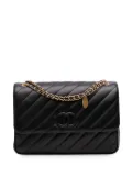 CHANEL Pre-Owned 2015-2016 Diagonal Quilted Lambskin CC Signature Flap crossbody bag - Black