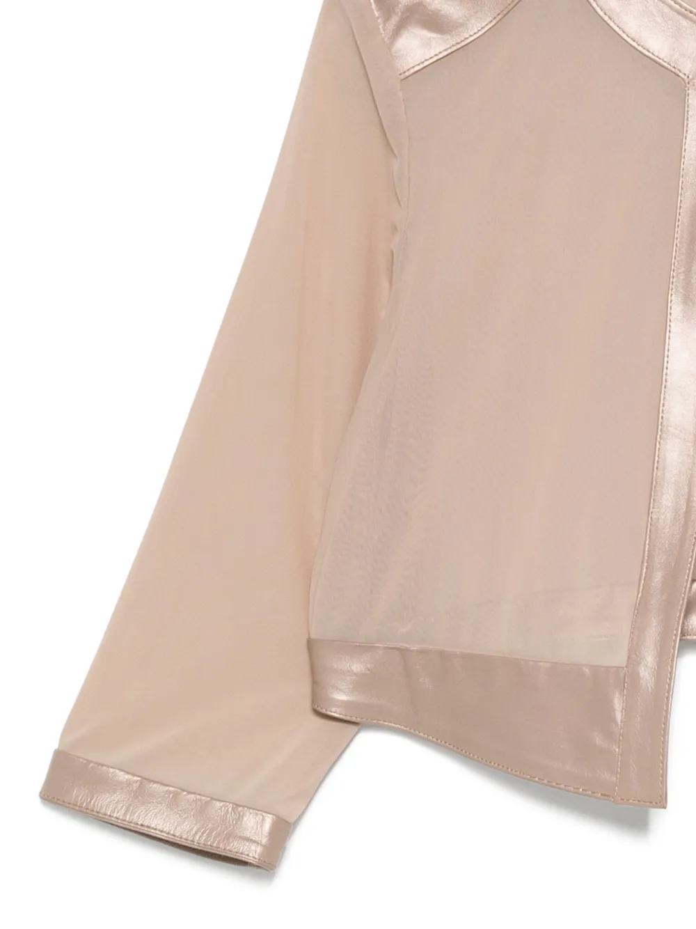  Timotea Sheer-panel Jacket - Neutrals 