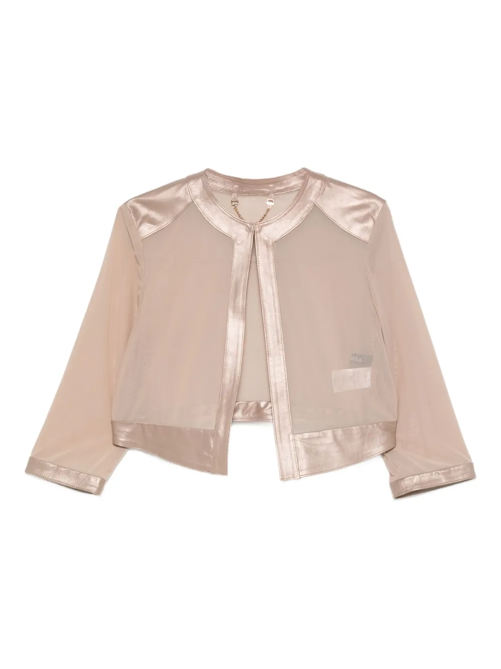 TIMOTEA sheer-panel jacket