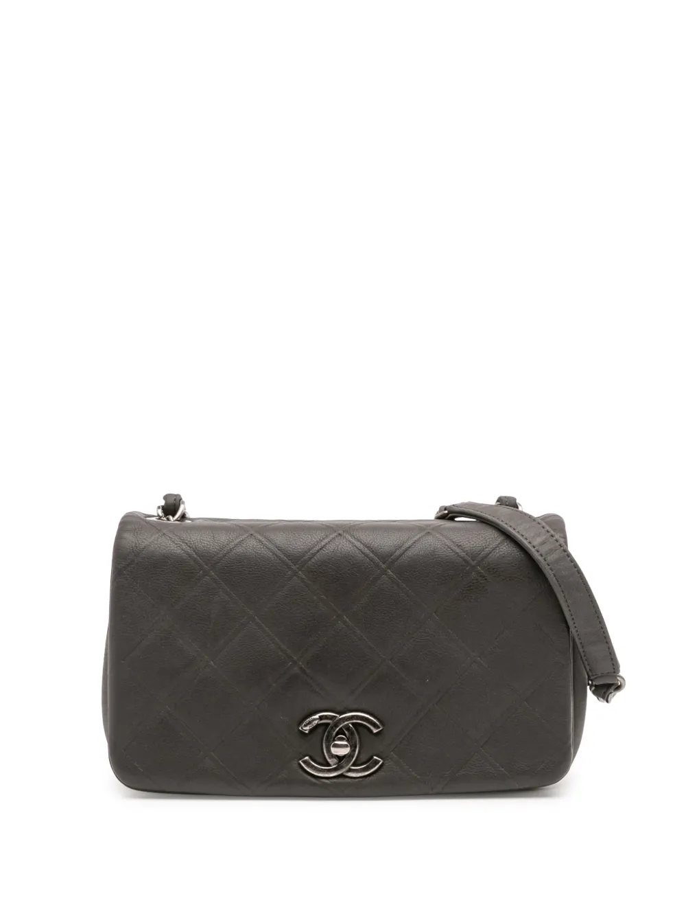 CHANEL Pre-Owned 2013-2014 ダイヤモンドエンボス カーフスキン ニューシック フラップ ショルダーバッグ - CHANEL Pre-Owned 2013-2014 ダイヤモンドエンボス カーフスキン ニューシック フラップ ショルダーバッグ -