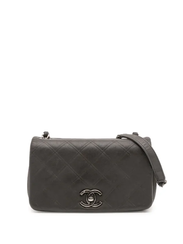 CHANEL Pre-Owned 2013-2014 ダイヤモンドエンボス カーフスキン 
