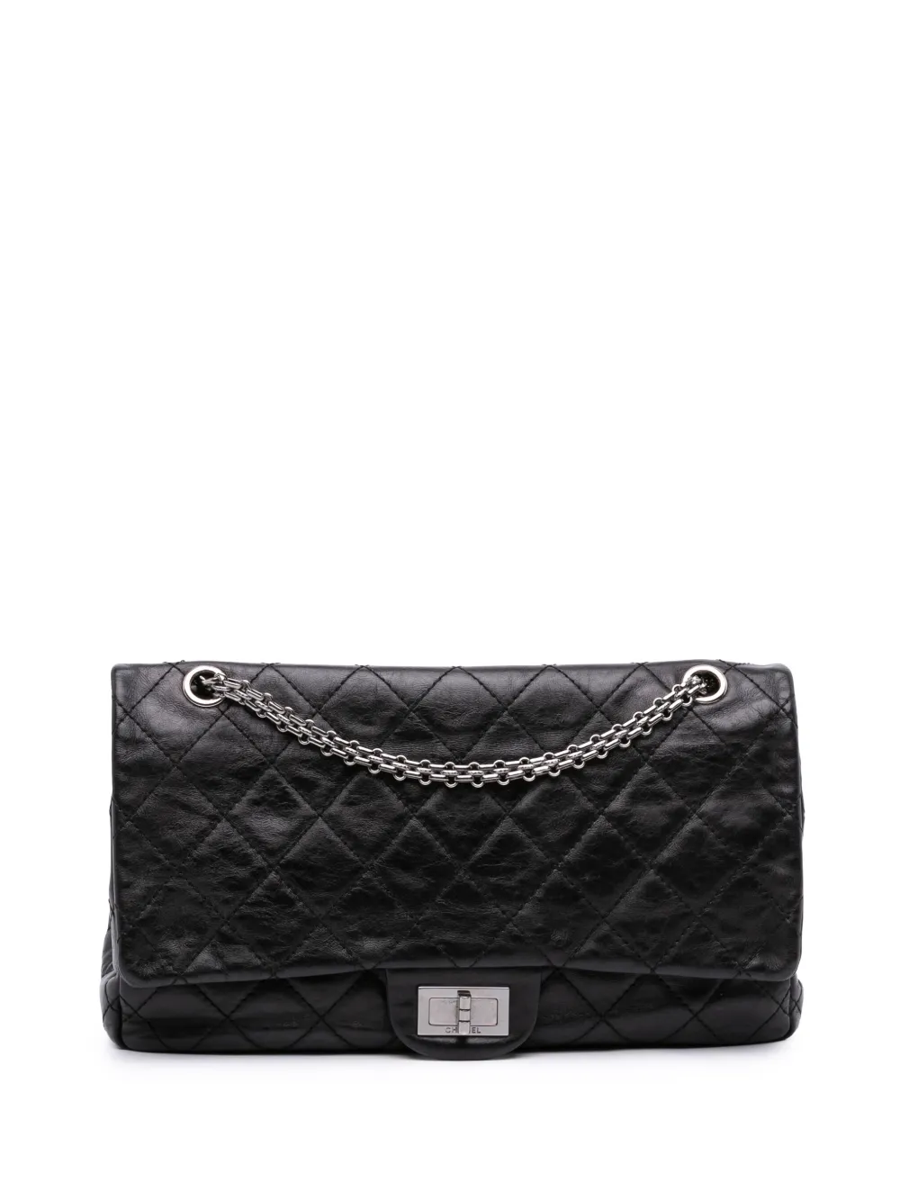 CHANEL Pre-Owned 2008-2009 リイシュー 2.55 ダブルフラップ 227 エイジドカーフスキン ショルダーバッグ CHANEL Pre-Owned 2008-2009 リイシュー 2.55 ダブルフラップ 227 エイジドカーフスキン ショルダーバッグ