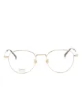 Dunhill oval-frame glasses - Gold