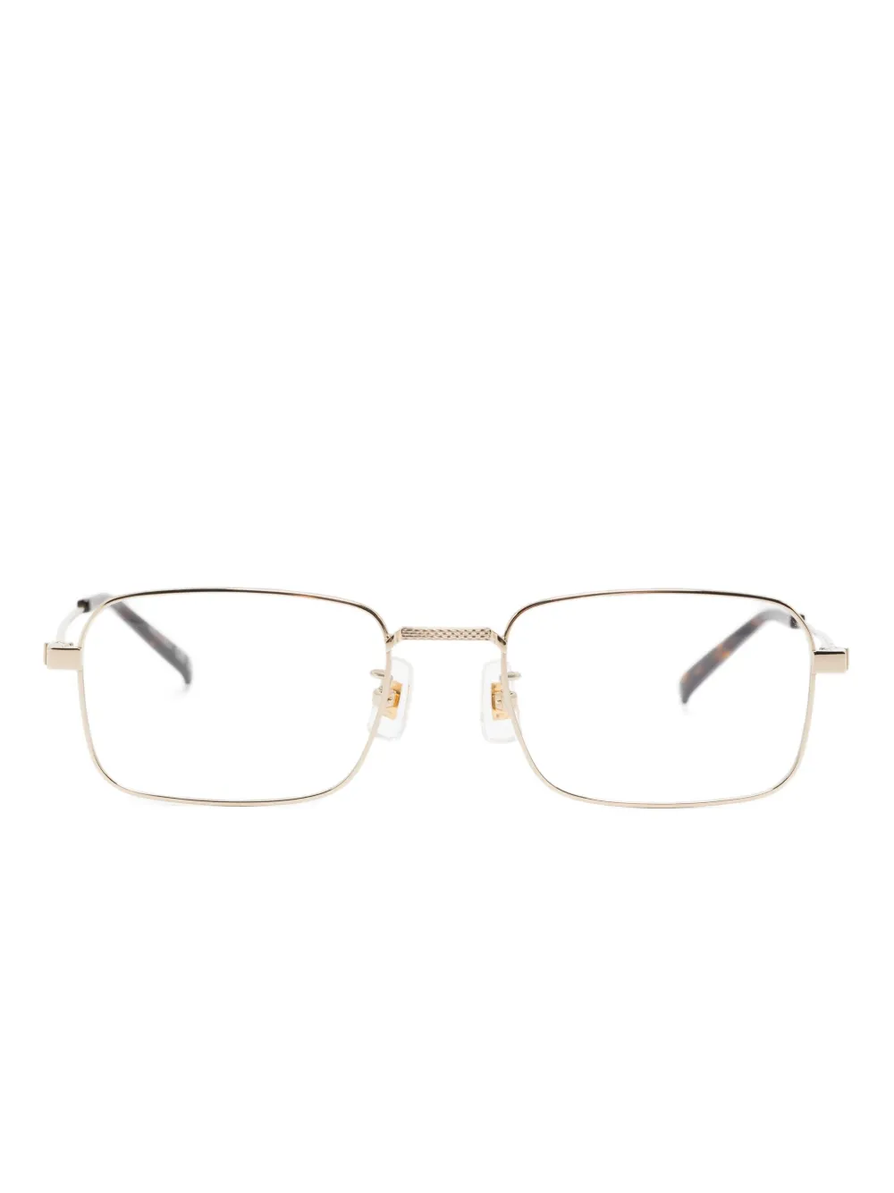 Dunhill rectangle-frame glasses | Gold | Image 1
