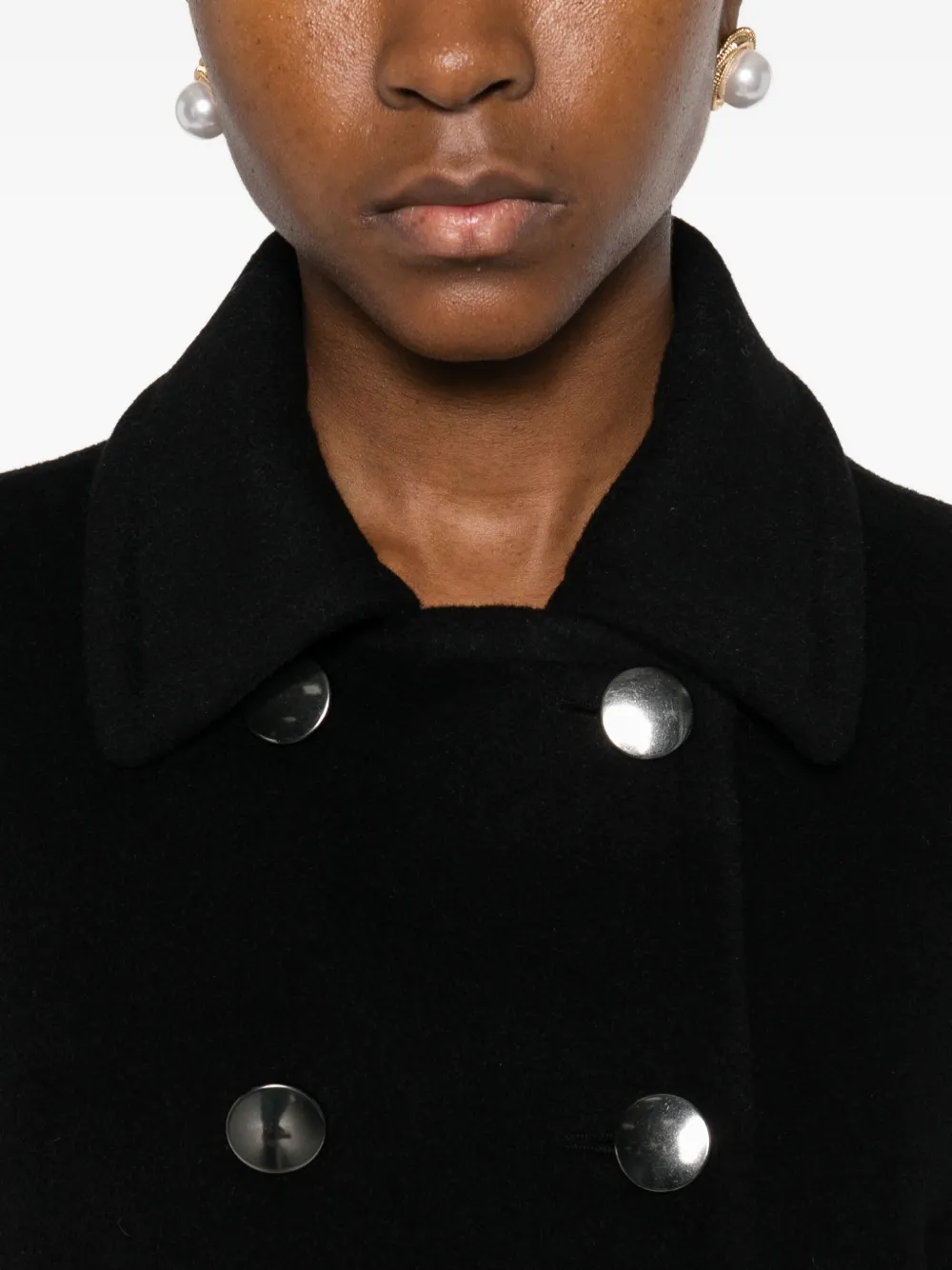 Tagliatore Hennie jas met dubbele rij knopen Zwart