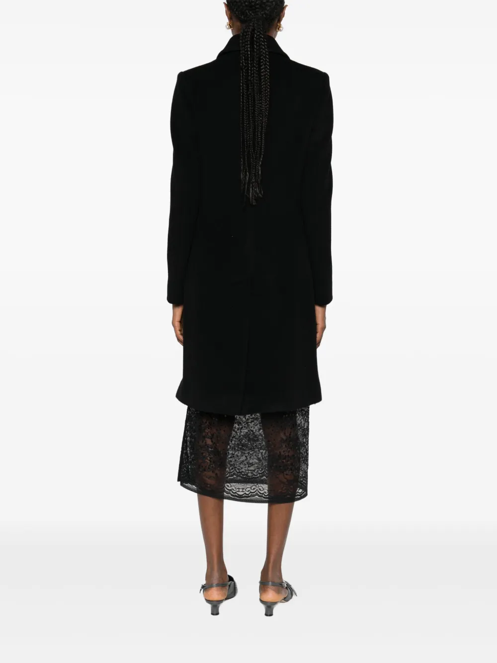 Tagliatore Hennie jas met dubbele rij knopen Zwart