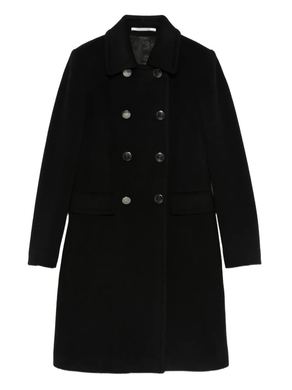 Tagliatore Hennie double-breasted coat | Black | Image 1