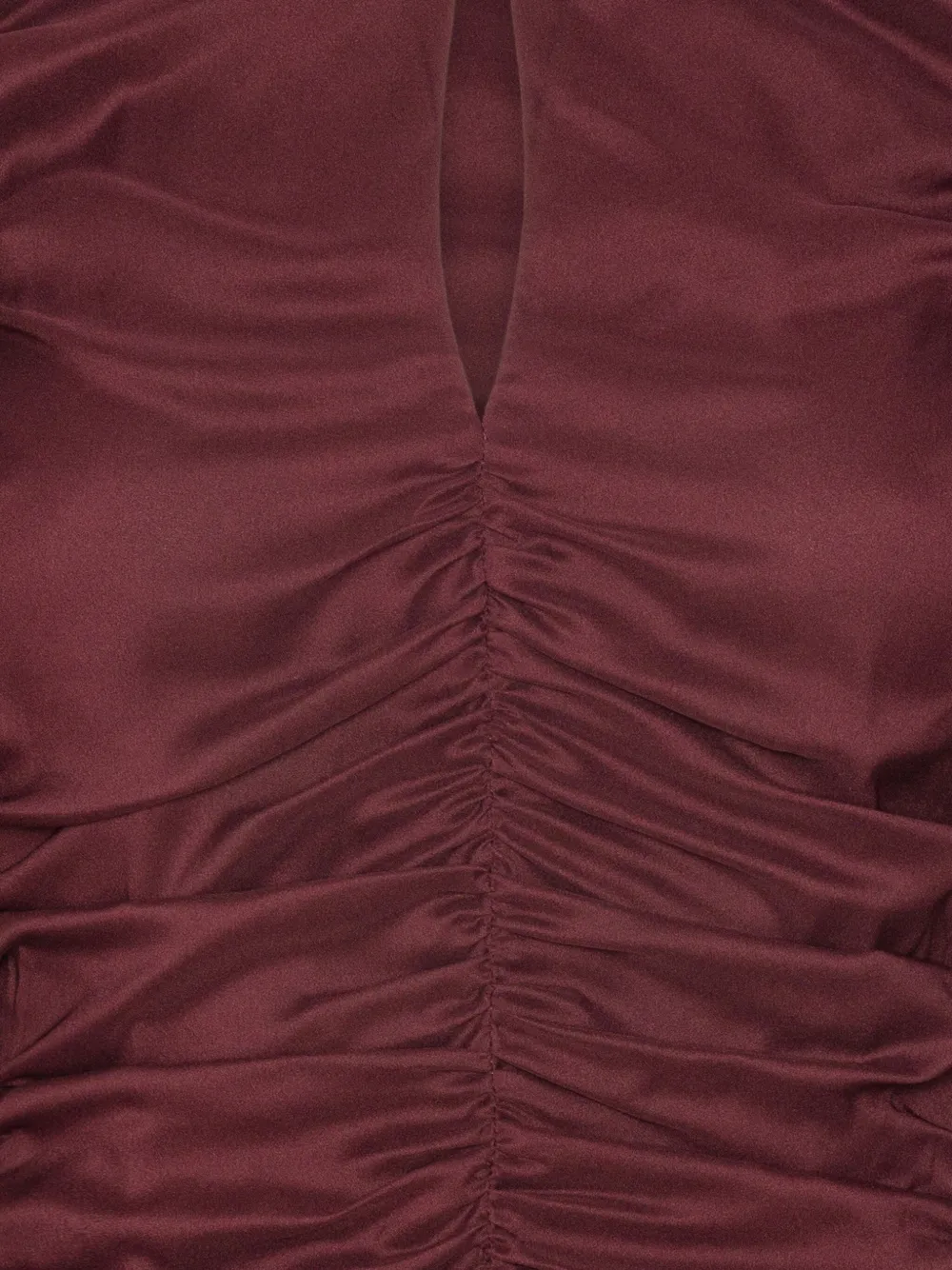 ROTATE BIRGER CHRISTENSEN Shirt met ruches Rood