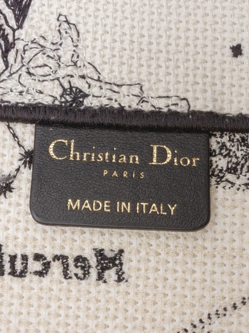 Christian Dior Pre-Owned 2021 Large Canvas Embroidered Zodiac Toile De Christian Dior Pre-Owned 2021 Large Canvas Embroidered Zodiac Toile De