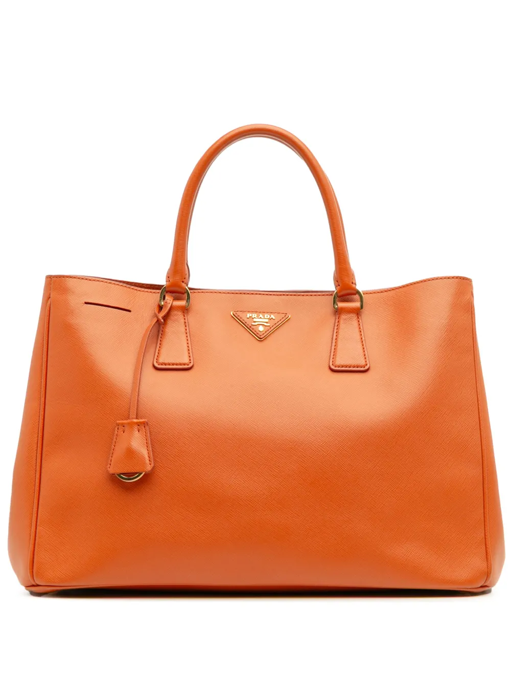 Prada Pre-Owned 2013-2025 Large Saffiano Lux Galleria tote bag | Orange | Image 1