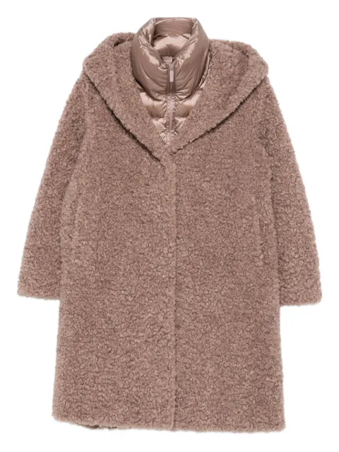 bomboogie hooded zip-up coat