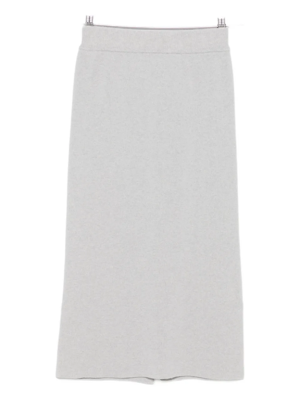 Daniele Fiesoli Fine-knit Midi Skirt In Gray