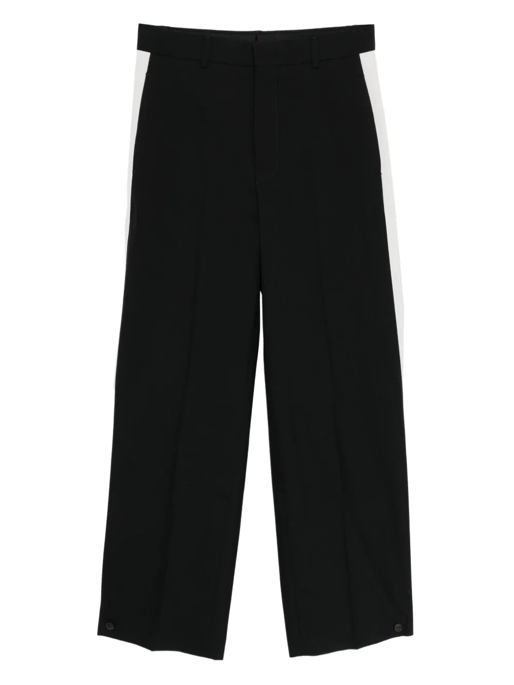 Qasimi side-stripe trousers | Black | Image 1