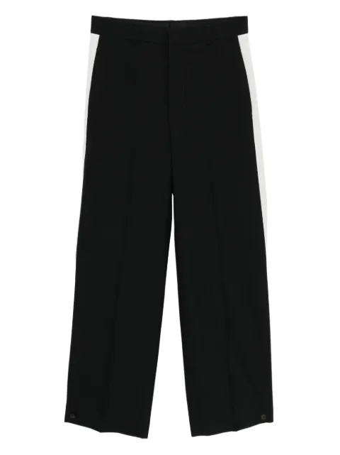 Qasimi side-stripe trousers